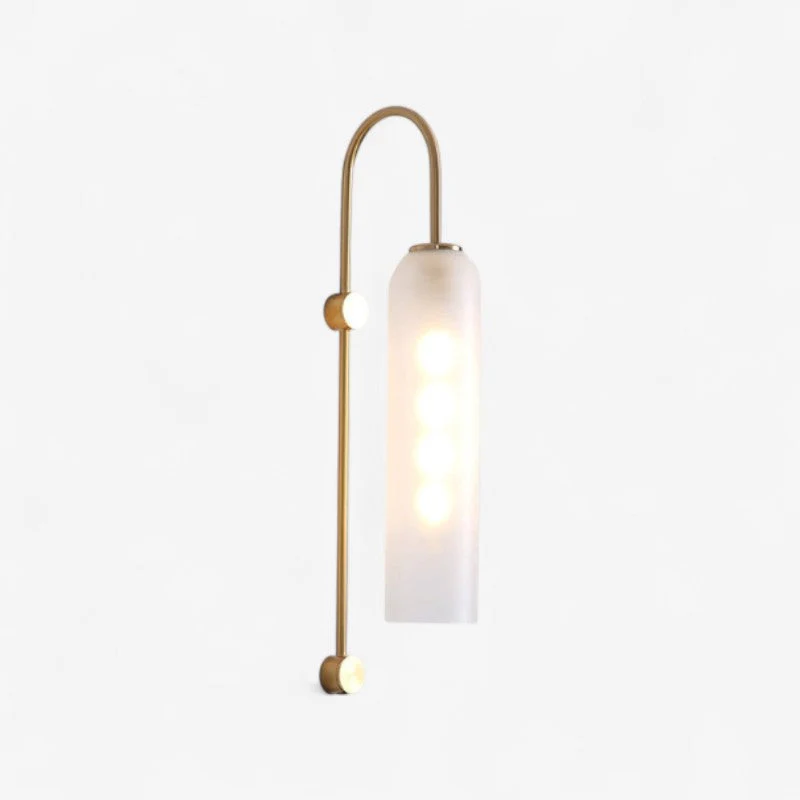 LumaArc – LED Wall Lamp with Round Head & Curved Arm - Image 3