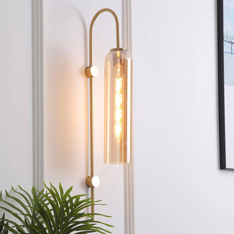 LumaArc – LED Wall Lamp with Round Head & Curved Arm - Image 6