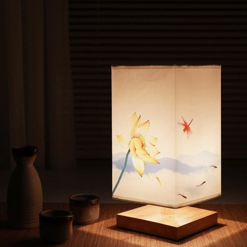 LumaFlora – Decorative LED Table Lamp with Floral Print - Image 11