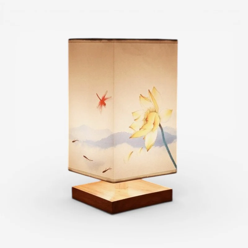LumaFlora – Decorative LED Table Lamp with Floral Print - Image 3
