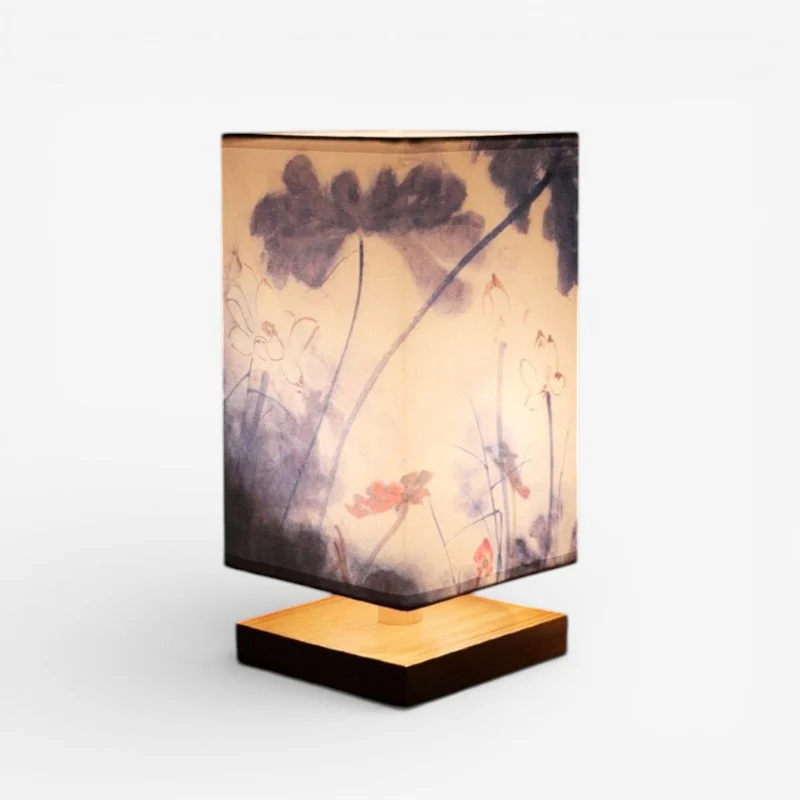 LumaFlora – Decorative LED Table Lamp with Floral Print - Image 5