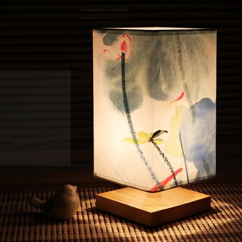 LumaFlora – Decorative LED Table Lamp with Floral Print - Image 8