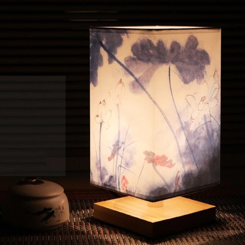 LumaFlora – Decorative LED Table Lamp with Floral Print - Image 9