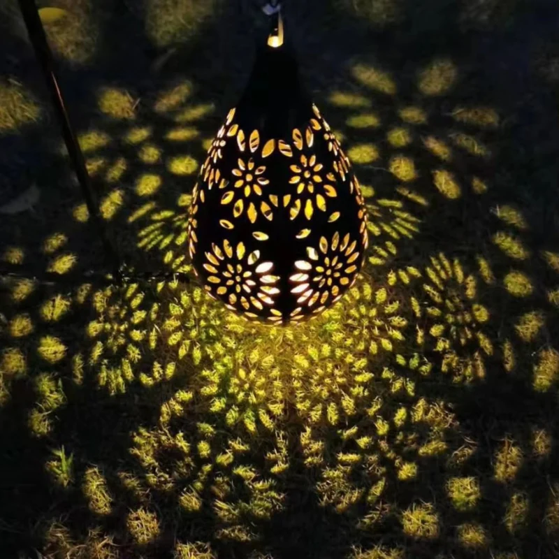 LumaPetal – Modern Lantern with Flower Petal Pattern - Image 4