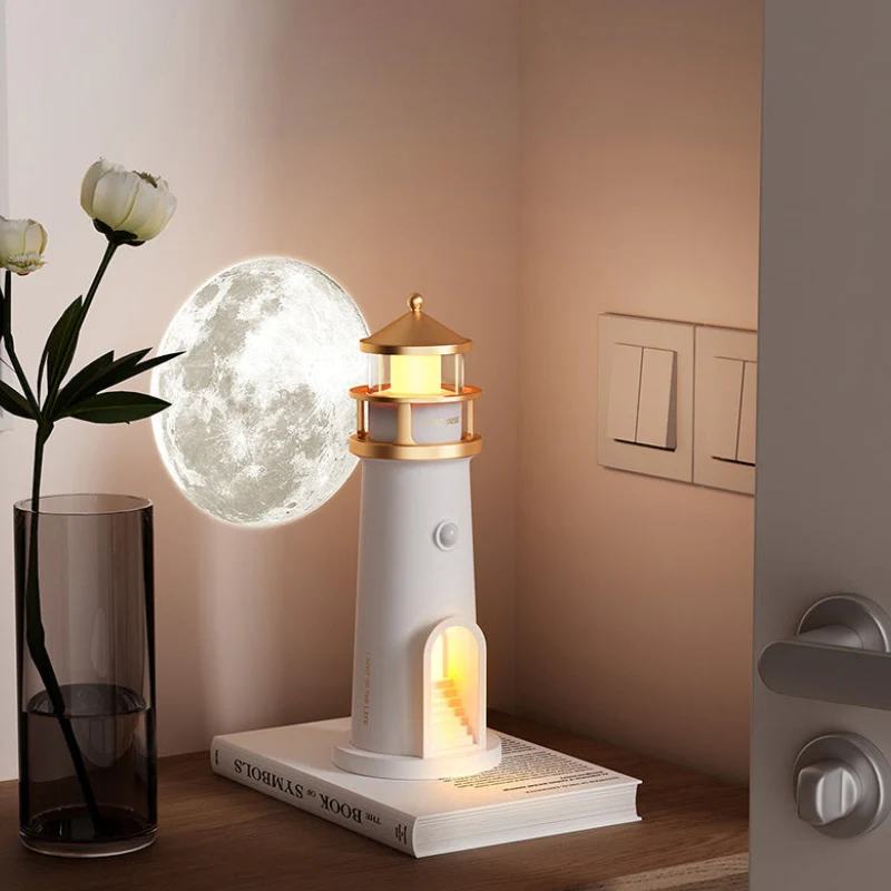 LumaSound – LED Moon Projection Lamp with Bluetooth Speaker - Image 4