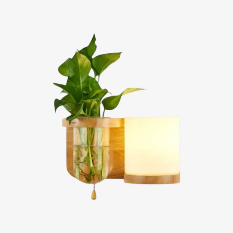 LumenGlow – LED Wall Lamp with Flower Pot Design - Image 4