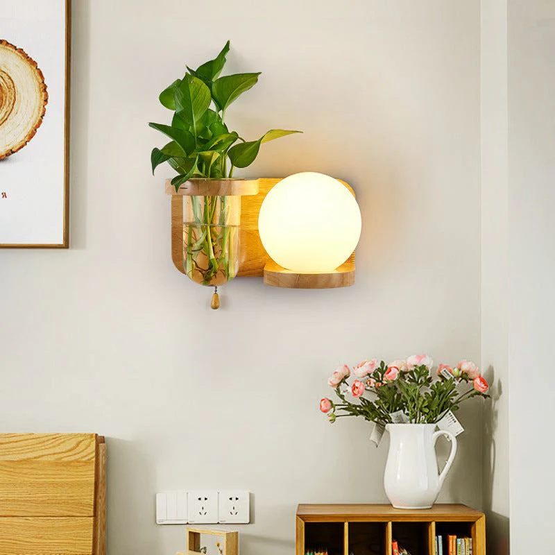 LumenGlow – LED Wall Lamp with Flower Pot Design - Image 7