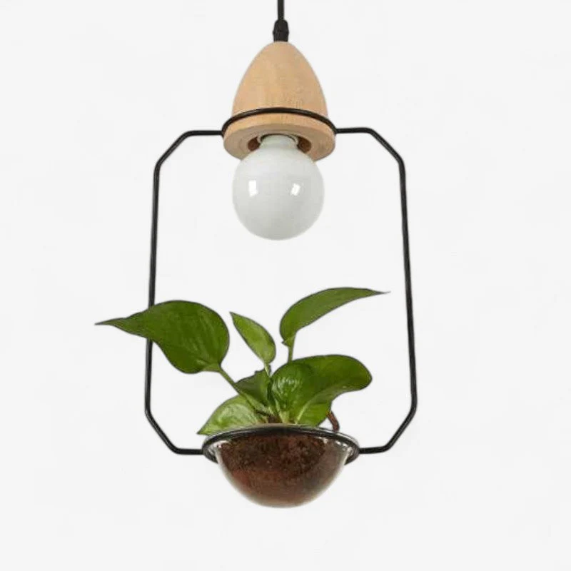 LumiBloom – Decorative LED Pendant Lamp with Flower Pot Design - Image 3