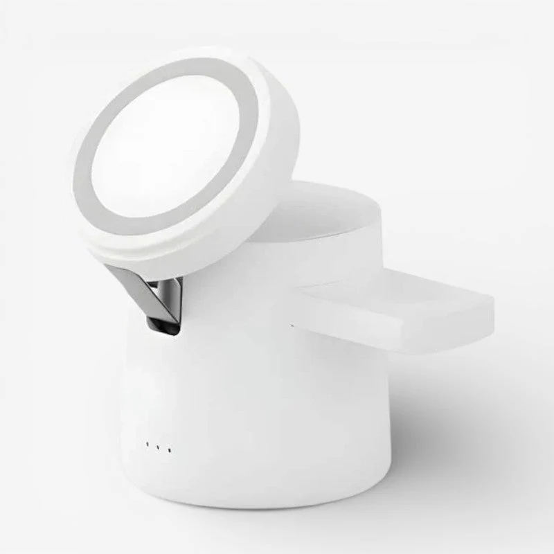 LumiDock – 3-in-1 Wireless Charger with Night Light and Desk Station - Image 2