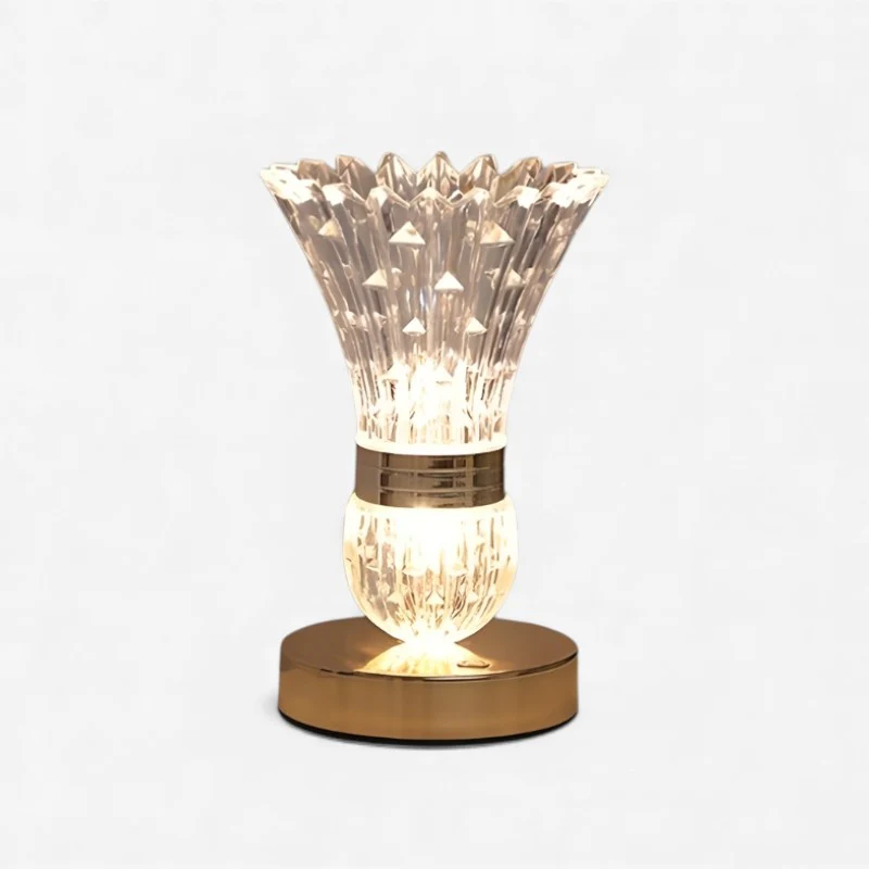 LumiFlora – LED Desk Lamp with Flower Vase Design