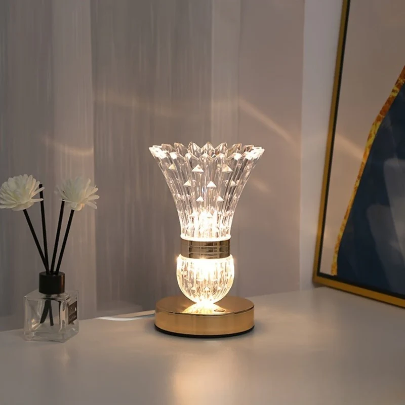 LumiFlora – LED Desk Lamp with Flower Vase Design - Image 5