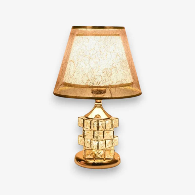 LumiGlow – Crystal LED Table Lamp for Atmospheric Lighting