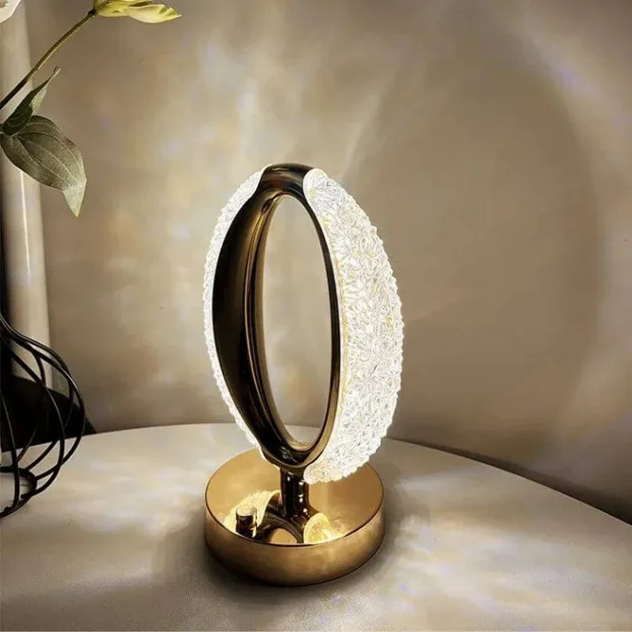 LumiGlow – Rechargeable Crystal Table Lamp with Adjustable Lighting - Image 4