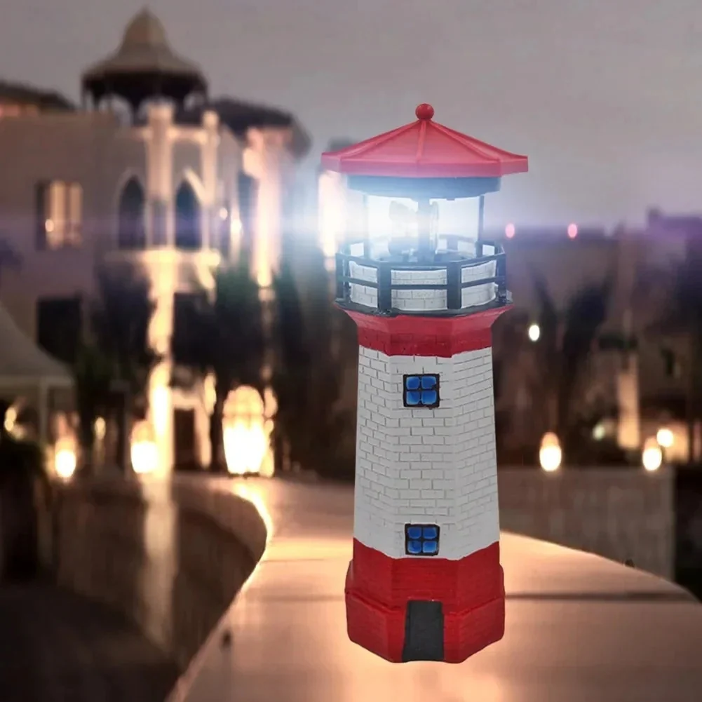 LumiHarbor – Solar Lighthouse Lamp for Outdoor Spaces - Image 4