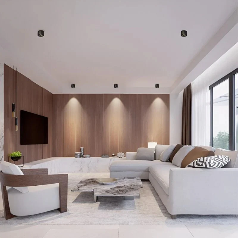 LumiSpin – Rotating LED Ceiling Light with Round Shape - Image 5