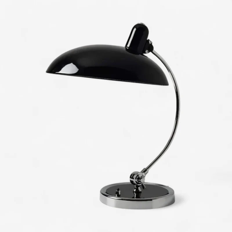 LumiStar – Desk Lamp with Round Shade and Adjustable Tripod