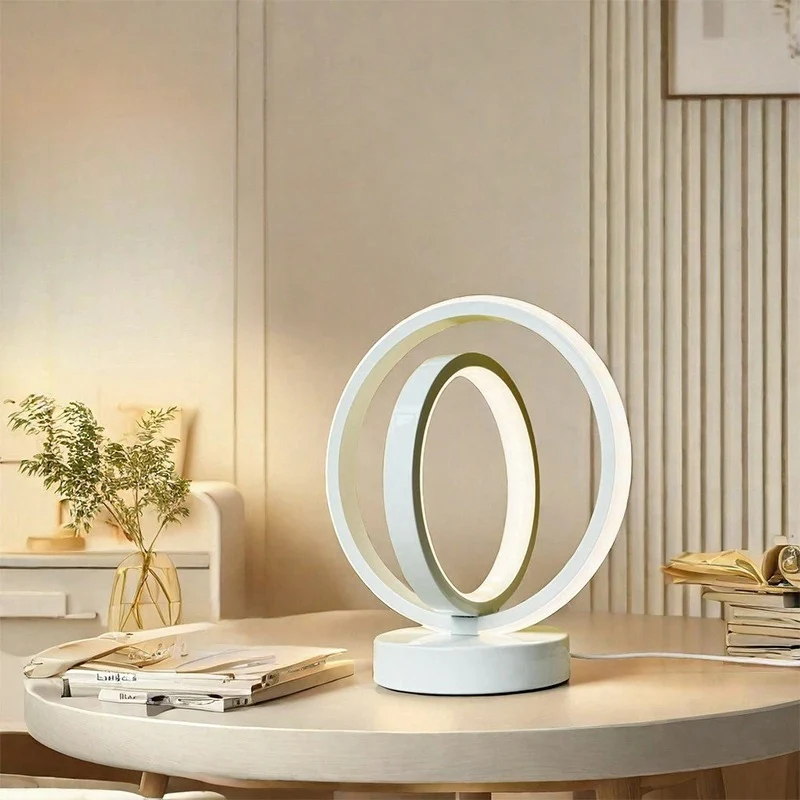 LumoTier – LED Desk Lamp with Double Rings - Image 4