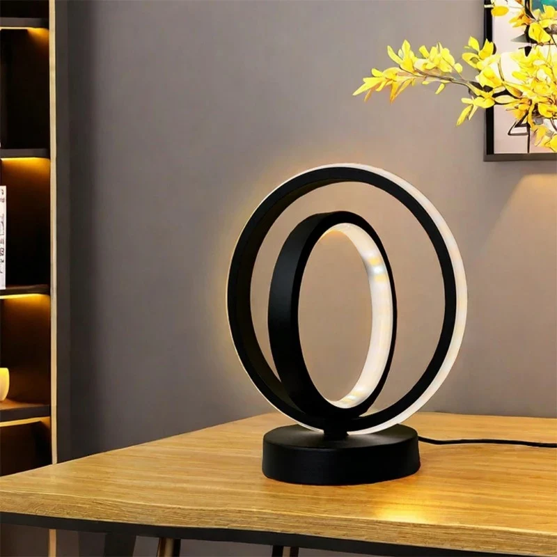 LumoTier – LED Desk Lamp with Double Rings - Image 5
