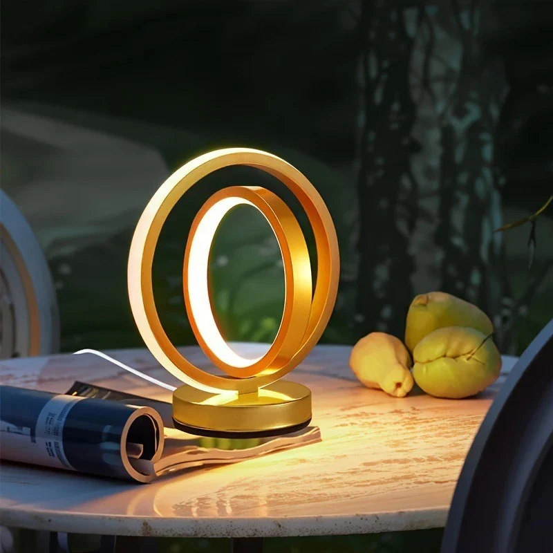 LumoTier – LED Desk Lamp with Double Rings - Image 6