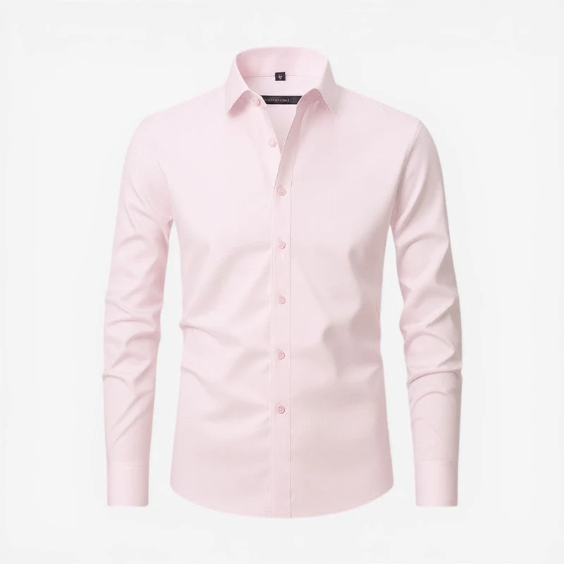 Men's Slim Fit Long Sleeve Button Down Shirt - Image 9