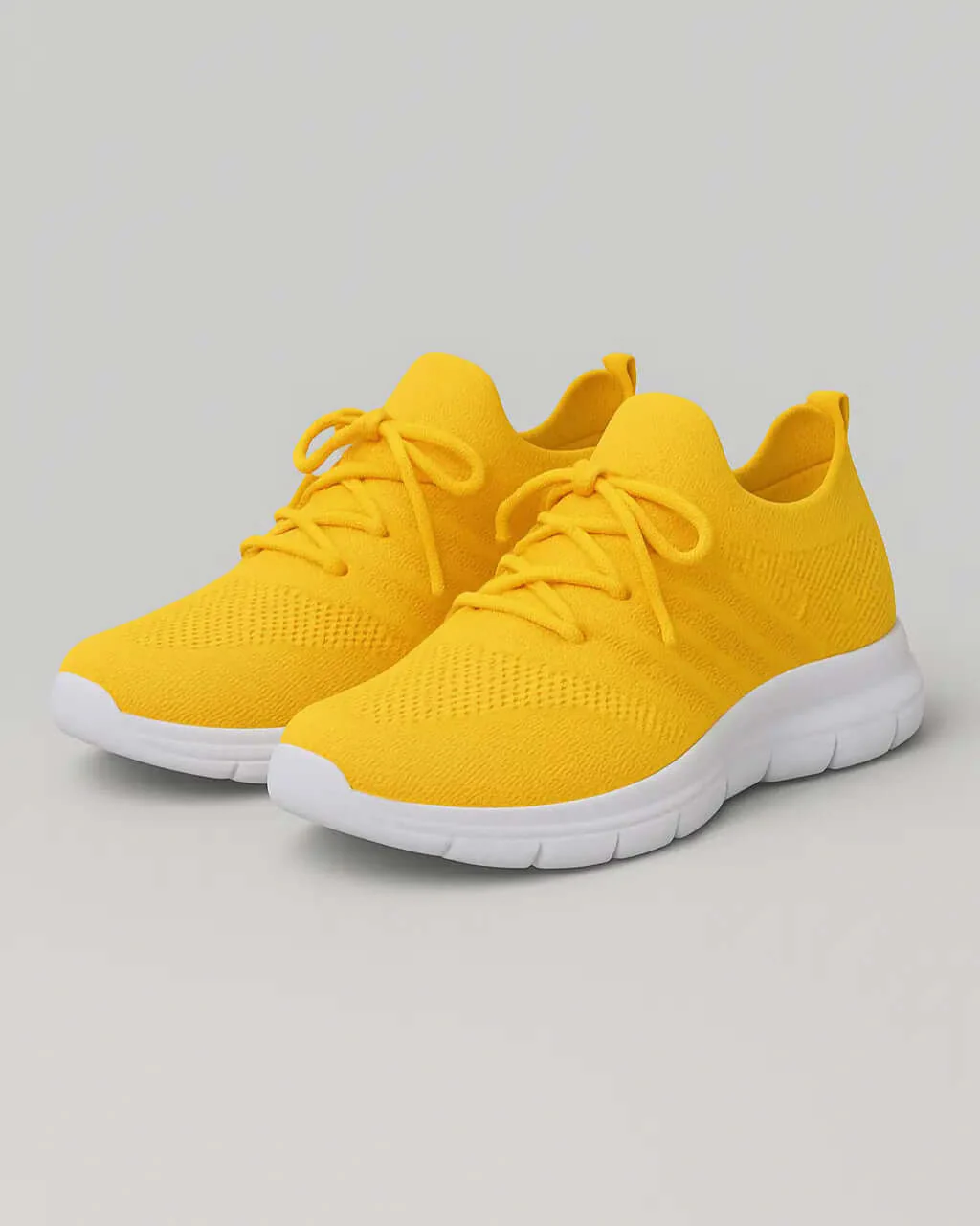 Mesh Lace-Up Shoes with Flat Sole - Image 4