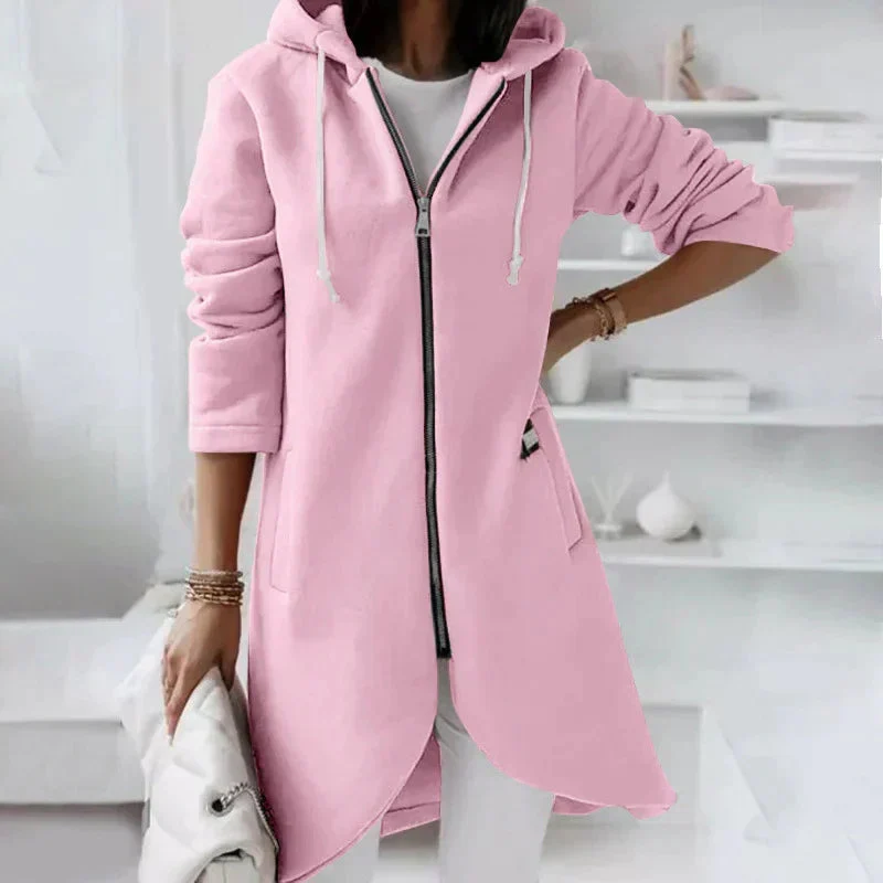 Mia – Long Sleeve Zip Hoodie - Image 6