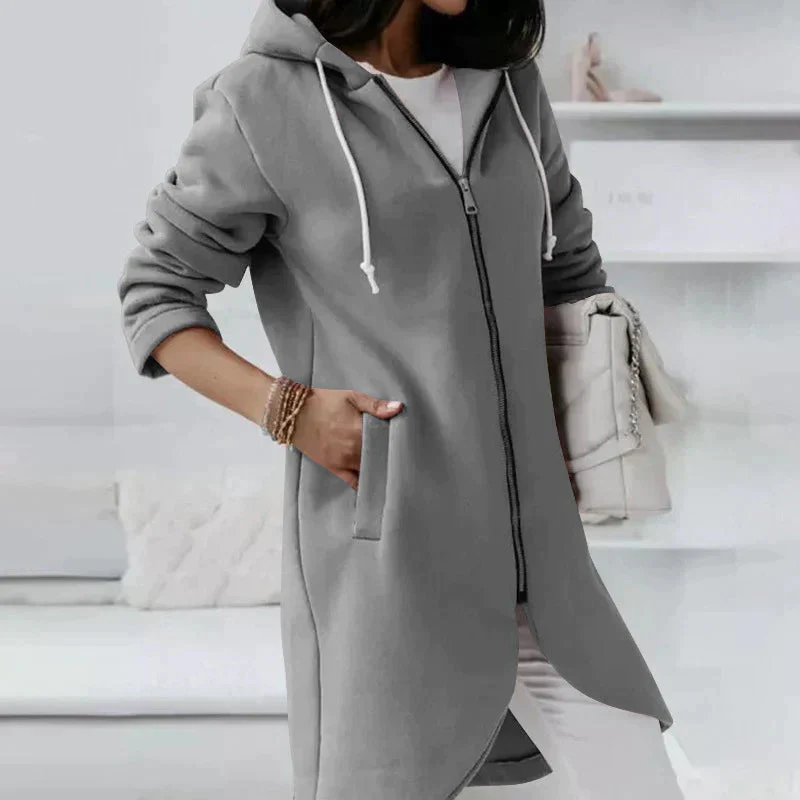 Mia – Long Sleeve Zip Hoodie - Image 7