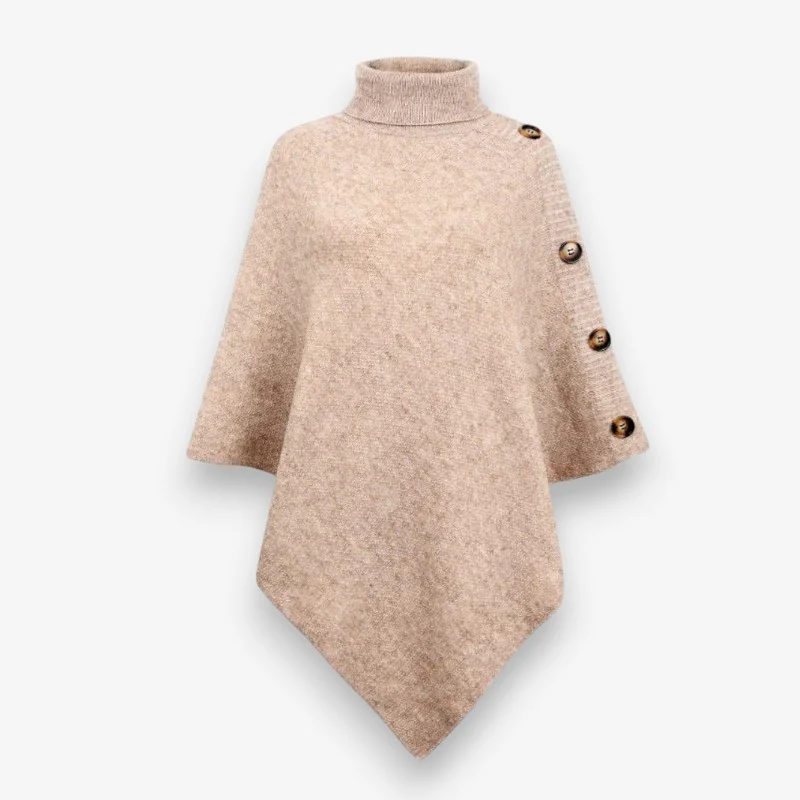 Mia – Sleeveless Sweater with Collar and Buttons - Image 3