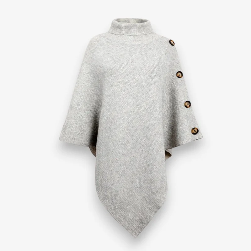 Mia – Sleeveless Sweater with Collar and Buttons - Image 4