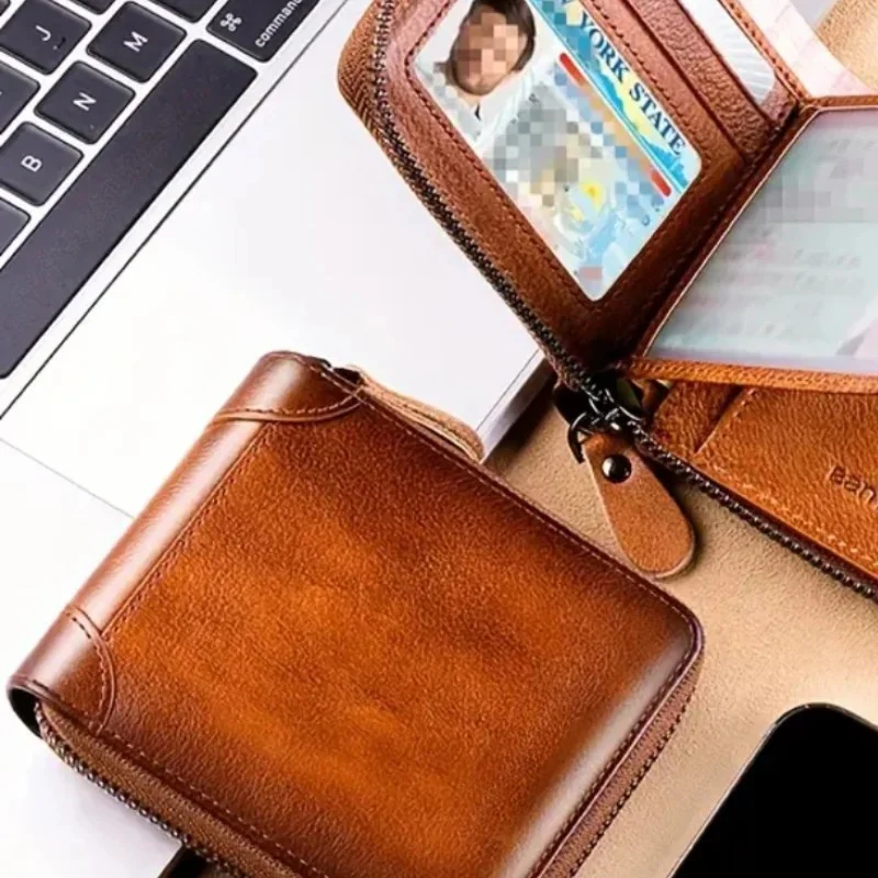 Michiel – Zippered Wallet with Multiple Card Slots - Image 4