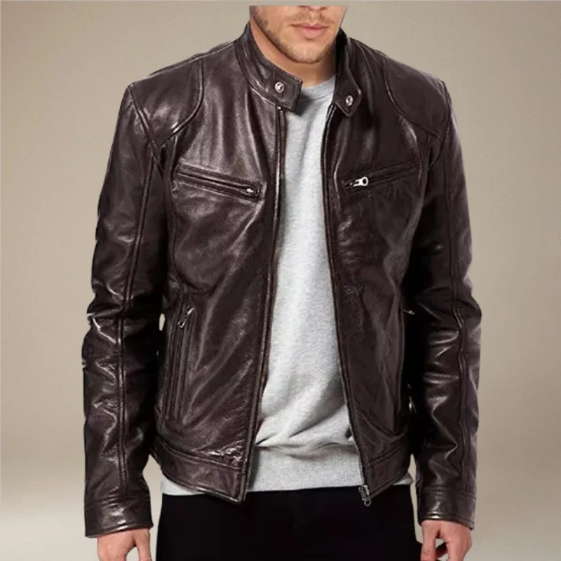 Milan – Slim Fit Zip-Up Jacket with Multiple Pockets - Image 11