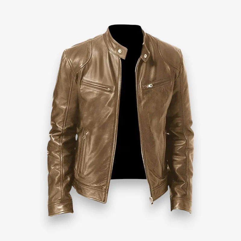 Milan – Slim Fit Zip-Up Jacket with Multiple Pockets - Image 3