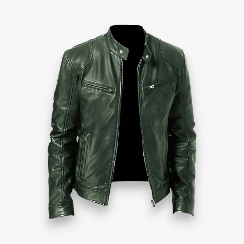 Milan – Slim Fit Zip-Up Jacket with Multiple Pockets - Image 4
