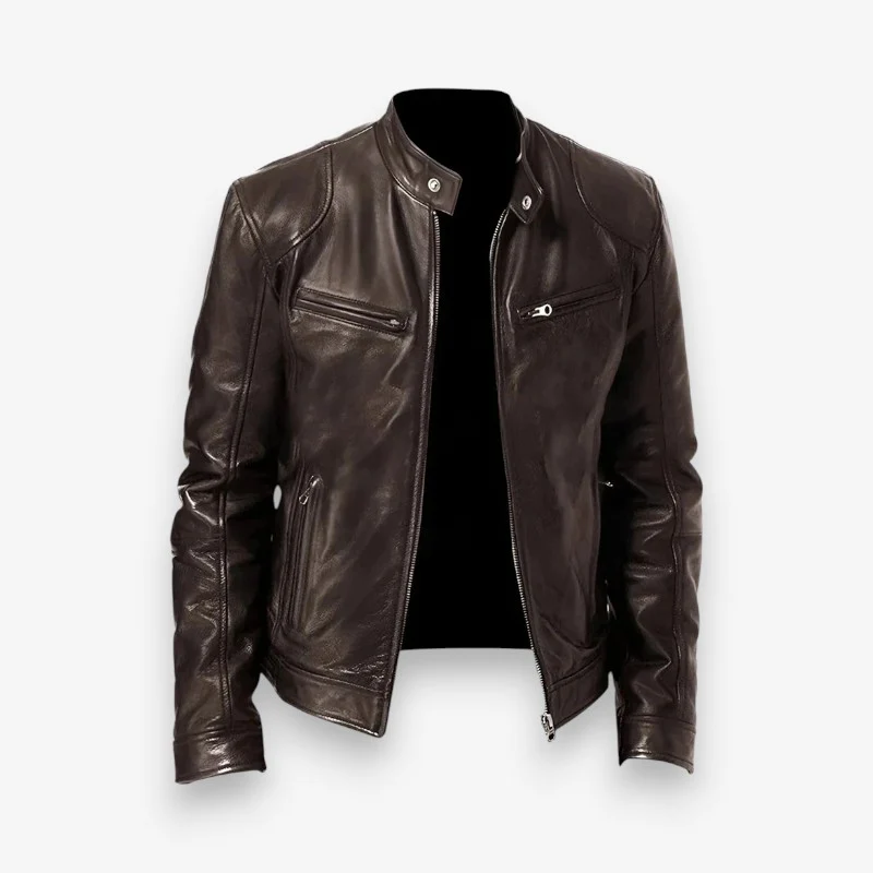Milan – Slim Fit Zip-Up Jacket with Multiple Pockets - Image 6