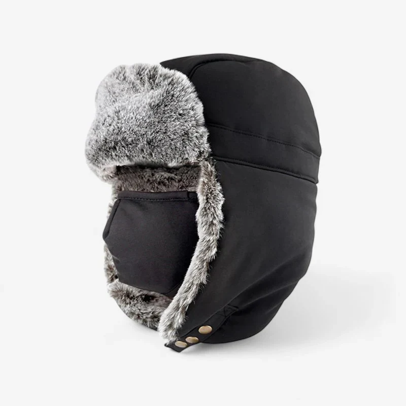Monet – Adjustable Fleece Hat with Long Flaps