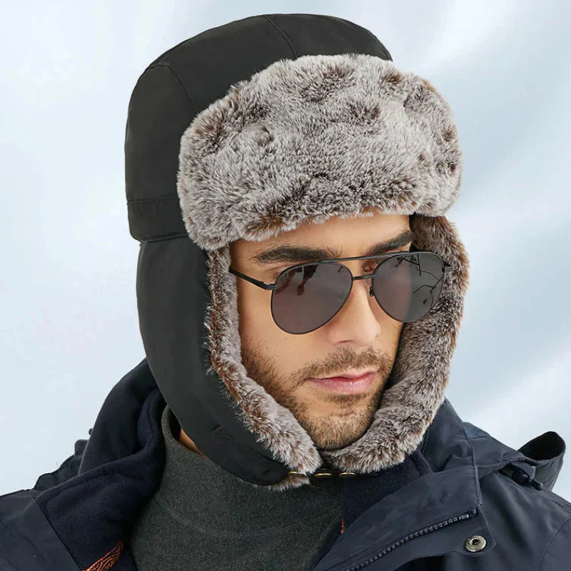 Monet – Adjustable Fleece Hat with Long Flaps - Image 2