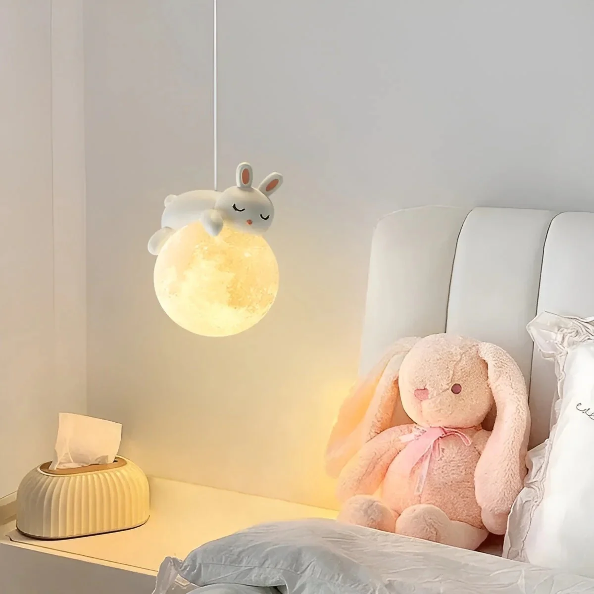 MoonPals – LED pendant lamp with moon and animal design - Image 4
