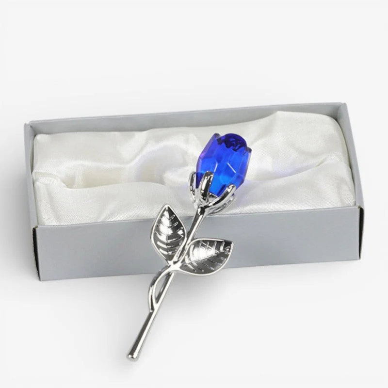 Decorative Crystal Gift Box with Heart and Rose - Image 6