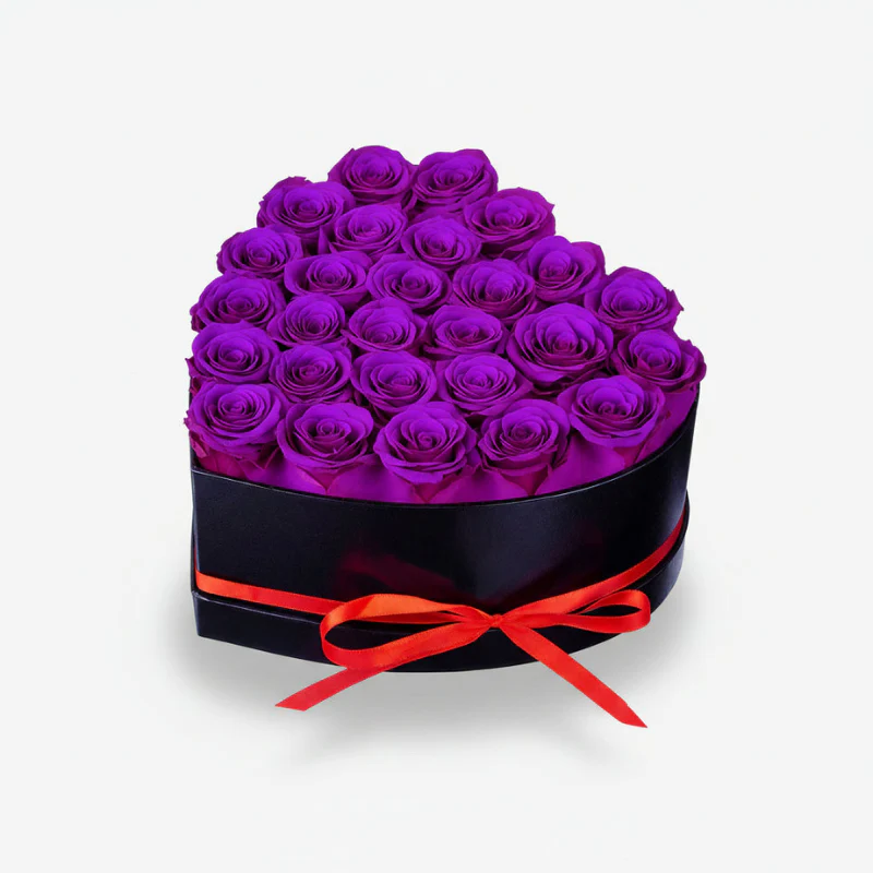 Heart-Shaped Rose Flower Box - Image 5