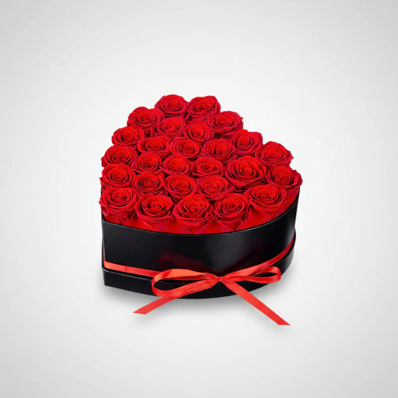 Heart-Shaped Rose Flower Box - Image 8