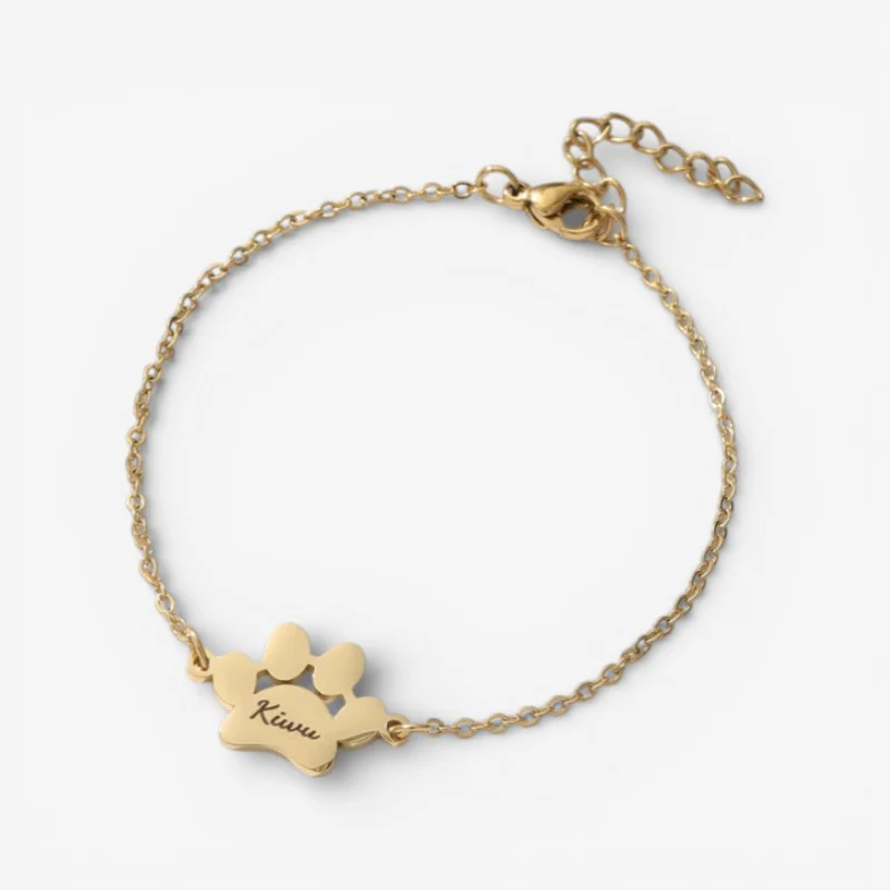 Paw Pendant Adjustable Bracelet - Image 2