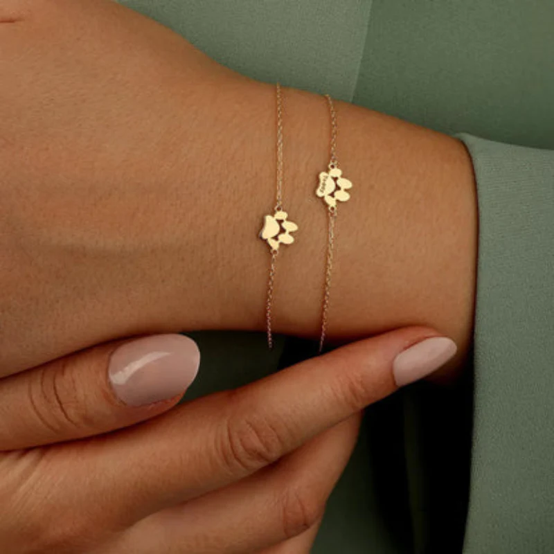Paw Pendant Adjustable Bracelet - Image 5