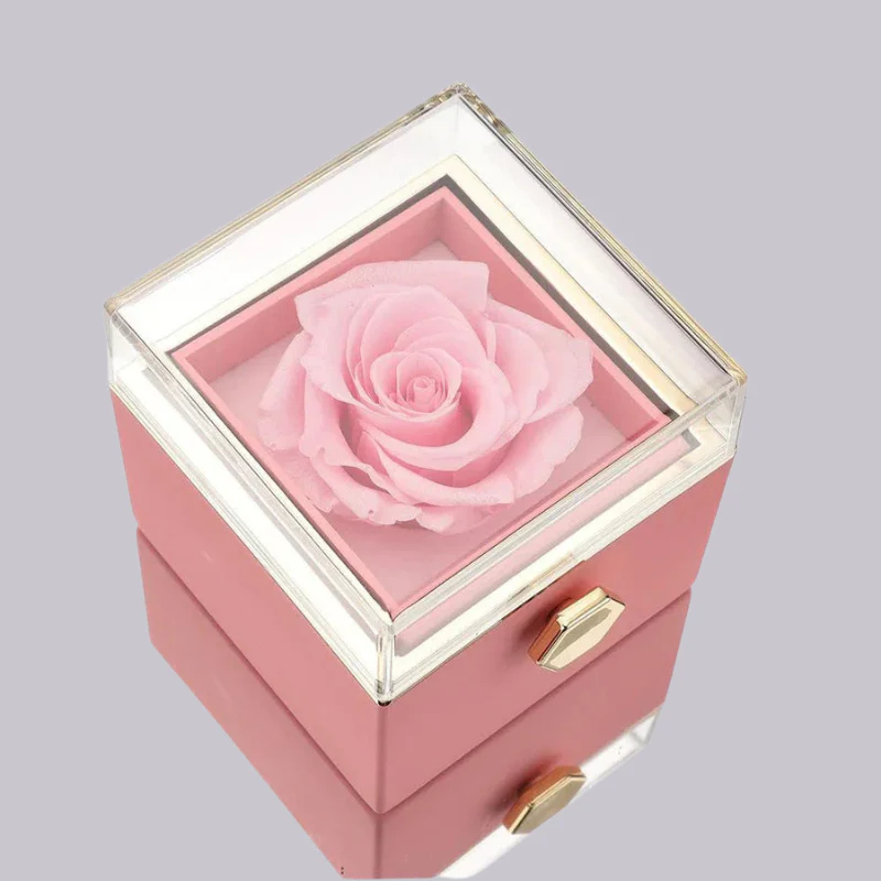 Rose Box with Heart Pendant Necklace - Image 10