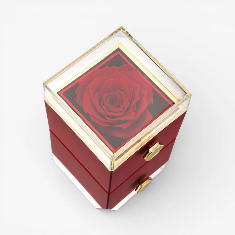 Rose Box with Heart Pendant Necklace - Image 7