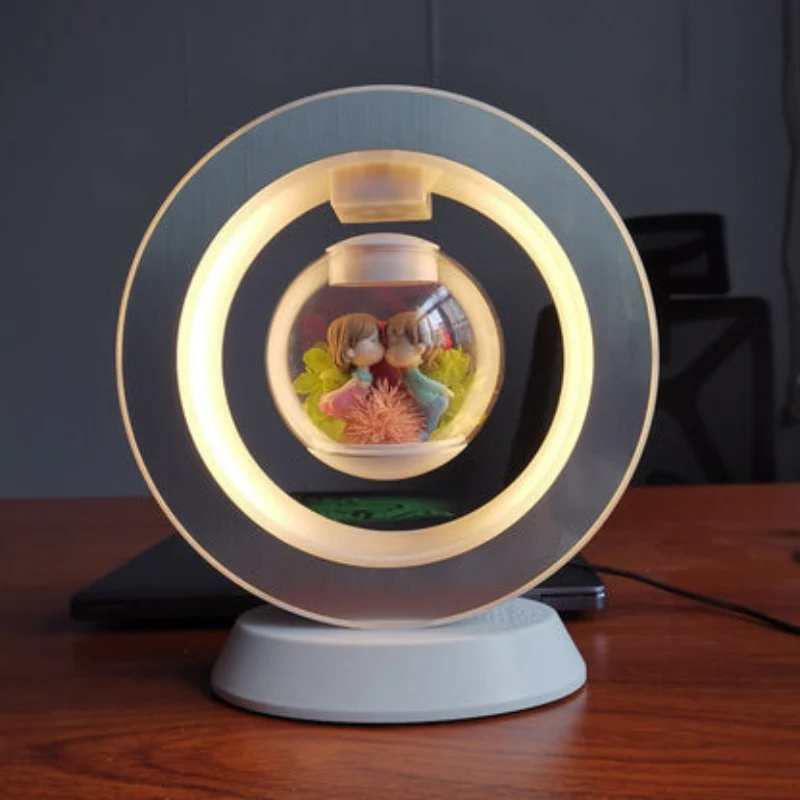 USB Desk Lamp with Floating Flower Design - Image 12