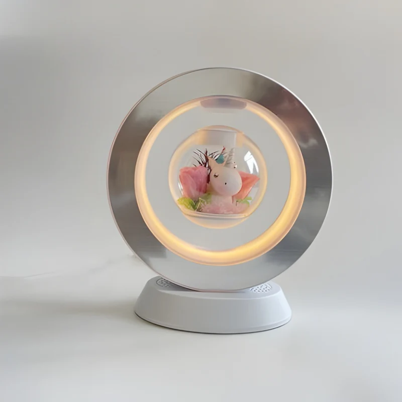 USB Desk Lamp with Floating Flower Design - Image 14
