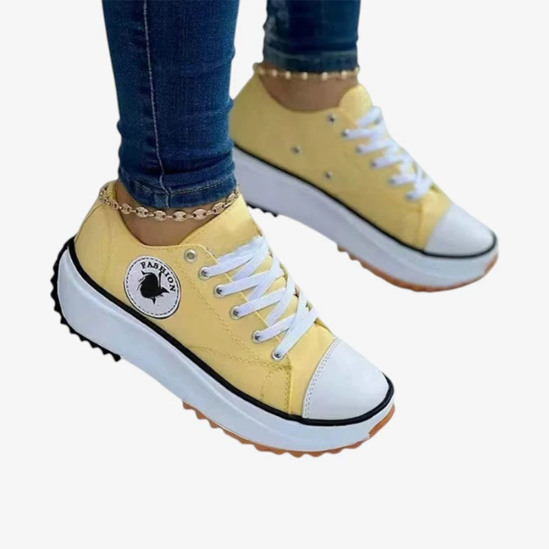Nancy - Flat Non Slip Lace Up Boots With Round Toe - Image 2