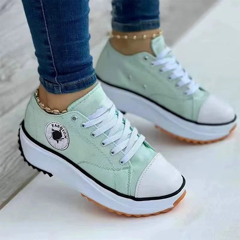 Nancy - Flat Non Slip Lace Up Boots With Round Toe - Image 7