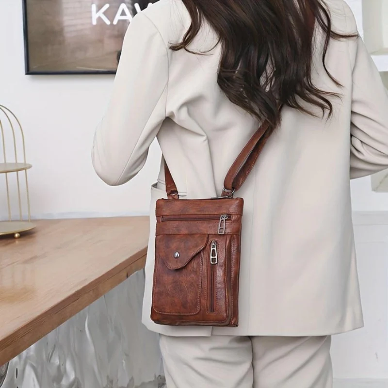 Niamh – Crossbody Bag with Adjustable Strap & Zippered Pockets - Image 7