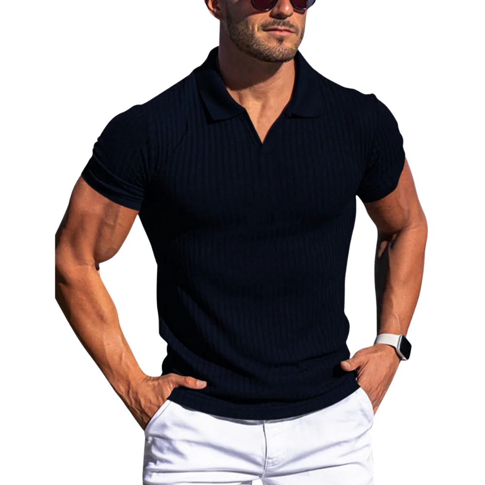 Niels – Slim Fit Shirt with Short Sleeves and Classic Collar - Image 4